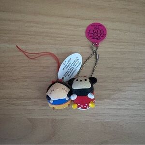 SNOW WHITE & MICKEY MOUSE Tsum Tsum Charm Toy GASHAPON Gacha Toy Disney Japan